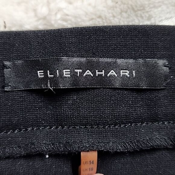 Elie Tahari Black Slim Fit Leggings, Size 14 - Picture 3 of 6
